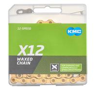 Kmc X12 Waxed Ti-n Chain Doré 126 Links / 12s