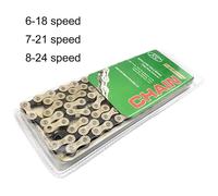 Chaîne De Vélo De Montagne 6/7/8 Vitesses, Compatible Shimano Or 116l, Accessoires De Bicyclette