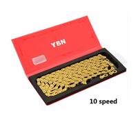 Chaîne De Vélo De Route Et Vtt X10sl, 10 Vitesses, 10 S 20s 30s Slr, Chaîne Dorée Creuse, Pour Shimano Sram 116l/Chaîne De Vélo