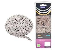 Chaîne de vélo eBike SUMC E10, E11, E12 pour 10, 11, 12 vitesses QuickLink 136 maillons, 1/2" x 11/128", anti-rouille, compatible Shimano, SRAM... renforcé (E10)