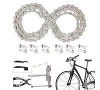 Chaîne de vélo | Kit de réparation de vélo - Maillon de rechange avec blocage rapide et sécurité en version lourde, accessoires de vélo pour , terrains, loisirs, adultes, cruiser, moto et