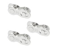 Chaîne de Vélo Maillons,3 paires Chaîne à 9 Vitesses de Vélo Vtt Attache Rapide Maillons Rapide pour Connecteur de Bicyclette en Accessoires