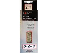 Chaîne de vélo POINT SL-270 5/6/7 pans 116 maillons avec fermeture à...