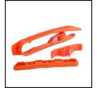 Chaîne de vélo, Polyurethane Chain Guard 3Pcs Long Lasting Wear Resistant Slider Compatible with Bike(For Orange)