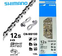 Chaîne De Vélo Shimano XT MTB Ebike Ultegra CN-M8100 138 MAILLONS 12-VITESSES