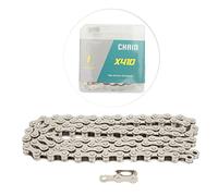 Chaîne de vélo, structure renforcée à forte Tension, haute rigidité, poids léger pour le cyclisme, argent