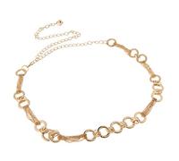 Chaîne de ventre en métal pour femme