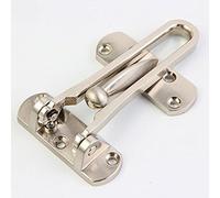 Chaîne de verrouillage de porte pour porte d'entrée, serrure de porte avec barre oscillante, verrouillage de sécurité en alliage de zinc avec boule en acier intégrée pour maison, hôtel, appartement