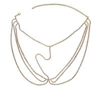 Chaîne de visage en métal pour homme - Accessoire de boîte de nuit - Voile multicouche élégant pour fête de mariage, taille unique, Comme décrit