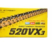 CHAÎNE D'ENTRAINEMENT DID 520 X-RING (4439AN) (CUT+TAIL)