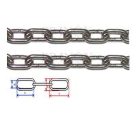 Chaine Diamètre 4mm inox 316 - A4 VENDU AU METRE