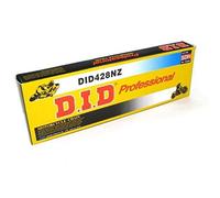 CHAÎNE DID 428NZ (Or & Noir) - Longueur : 114 maillons avec joint clip (FJ)