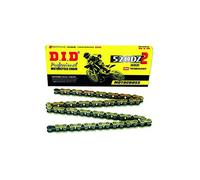 CHAÎNE DID 520DZ2 (Or & Noir) - Longueur : 104 maillons avec joint clip