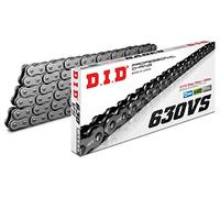 CHAÎNE DID 630V (Noir & Noir) - Longueur : 102 maillons avec joint riveté (ZJ)