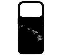 Chaîne d'île hawaïenne Topo Carte de topographie Souvenir hawaïen Coque pour iPhone 17 Pro