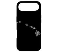 Chaîne d'île hawaïenne Topo Carte de topographie Souvenir hawaïen Coque pour iPhone Air