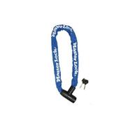 chaîne en acier serrure à clé intégrée bleu 90 m