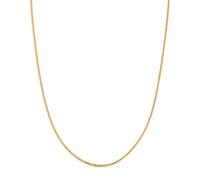 Chaîne En or massif 18 carats, 40 cm, pointe de 1 mm de large.