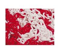Taliaplast Chaîne en plastique N°8 LS 5 m rouge et blanche – sachet (530122)