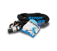 Oxford Rider Equipment Antivol chaîne HD 10 mm 2 m Argenté