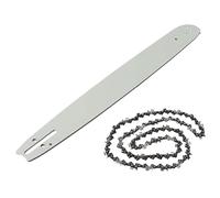 Chaîne et Guide-chaîne de tronçonneuse, Ensemble de Remplacement 18 Pouces, Guide- et, kit pièces Rechange pour tronçonneuse, 20 Pouces Huile pour, AFF