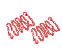 Chaîne forestière et arrière de 2 + 3 m - 8 mm - Carré avec crochet à boucle et crochet parallèle - Dimensions : 8 x 24 mm - Charge de rupture : 9 000 daN/9 t.