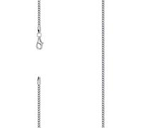 Chaîne Franco en argent 925 massif rhodié 1,5 mm 56 cm pour homme et femme