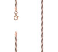 Chaîne Franco en argent 925 massif rose 1,5 mm Collier 46 cm pour homme et femme
