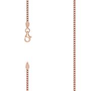 Chaîne Franco en argent massif 925 avec rose 2 mm 41 cm pour homme et femme