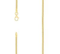 Chaîne Franco en argent massif 925 jaune 2 mm 51 cm pour homme et femme