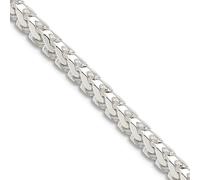Chaîne Franco en argent sterling 925 poli massif de 2,9 mm avec pince de homard pour femme - 46 cm