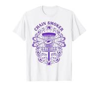 Chaine fumoir Disque drôle Design Ace Run Pure T-Shirt