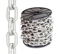Chaîne galvanisée sur rouleau 6 mm (rouleau de 36 mètres)