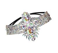 Chaîne géométrique multicolore en strass pour la danse du ventre - Bijoux de corps - Pour femme et femme