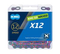KMC Chaîne X12 cirée 12 vitesses bleue