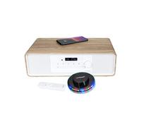 Chaîne Hi-Fi Compacte Bluetooth MIC301IBT 60W Radio FM Lecteur CD Charge Induction + Jeu de Lumière OVNI