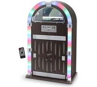 Chaîne HI-FI INOVALLEY RETRO32 JukeBox vinyle CD FM Bluetooth Noir mat G
