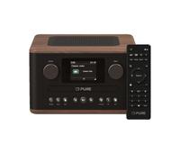 PURE Digital Radio CLASSIC C-D4 CD DAB+ Bluetooth 15W Noir et noyer