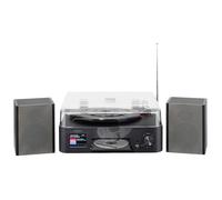 Chaîne Hi-Fi rétro - Reflexion - Platine vinyle - DAB+, FM, radio Internet - Bluetooth, CD, USB