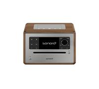 Sonoro Elite noyer - argent Radio de table FM ou numérique Internet