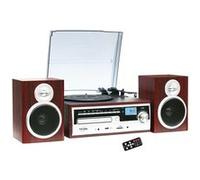 Chaîne Hifi Inovalley CH14E tourne disque vinyle 80W, Cd, Bluetooth, FM et USB + télécommande