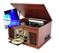 Chaîne Hifi - INOVALLEY - RETRO10E-BTH-N - Bluetooth - Fonction encoding - Vinyle, CD, K7