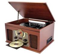 Chaîne Hifi INOVALLEY RETRO10E-BTH-N vinyle avec Fonction encoding, Bluetooth, CD, K7 Audio, FM, USB