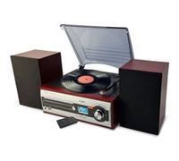 Chaîne Hifi Tourne Disque Vinyle Inovalley CH14E 80W, Cd, Bluetooth, FM et USB + Télécommande