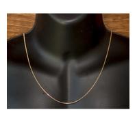 chaine homme 55cm plaqué or authentique fine 1.6mm collier pour pendentif