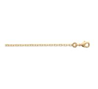 Chaîne homme - BRILLAXIS - Chaîne Brillaxis plaqué or - Maille forçat - 60 cm - Couleur jaune