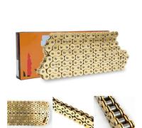 Chaîne Joint d'étanchéité universel pour chaîne de moto, joint torique DID 520 525 530 428, chaînes 120 136 maillons, adapté pour ATV, Quad, MX, Enduro, Motard, Racing Chaine Moto(DID428V 136LINKS)
