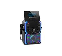 Chaîne karaoké Rockstar Plus - Machine à karaoké Bluetooth USB CD LED Show RCA