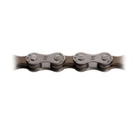 Chaine kmc z7 114 maillons 6 7 vitesses argent marron