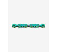 Kmc X12 Aurora Road/mtb Chain Multicolore 126 Links / 12s Green